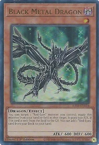 Black Metal Dragon - RA04-EN016 - Ultra Rare - 1st Edition