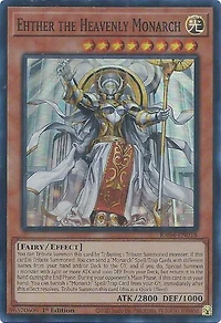 Ehther the Heavenly Monarch - RA04-EN018 - Super Rare - 1st Edition