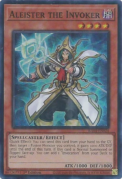 Aleister the Invoker (Alternate Art) - RA04-EN024 - Super Rare - 1st Edition