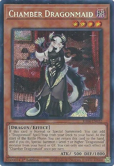 Chamber Dragonmaid - RA04-EN032 - Secret Rare - 1st Edition