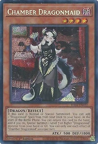 Chamber Dragonmaid - RA04-EN032 - Secret Rare - 1st Edition
