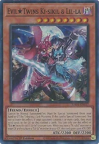 EvilTwins Ki-sikil & Lil-la - RA04-EN037 - Super Rare - 1st Edition