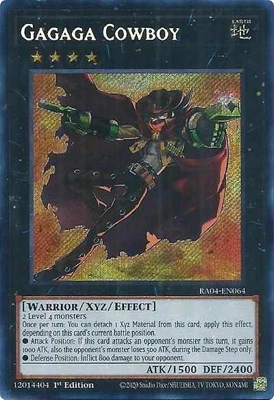 Gagaga Cowboy - RA04-EN064 - Secret Rare - 1st Edition