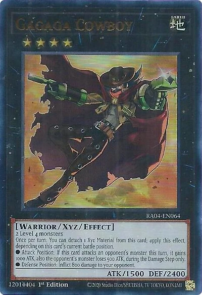 Gagaga Cowboy - RA04-EN064 - Ultra Rare - 1st Edition