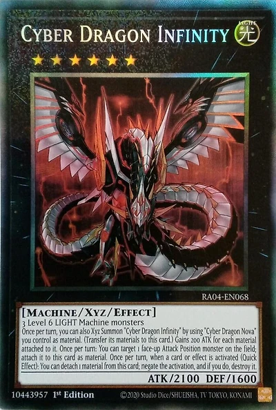 Cyber Dragon Infinity - RA04-EN068 - Collector's Rare - 1st Edition