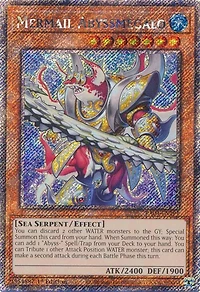 Mermail Abyssmegalo - RA04-EN191 - Platinum Secret Rare - 1st Edition