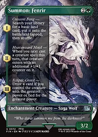 Summon: Fenrir - Foil - Borderless