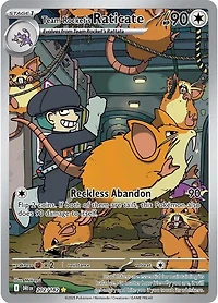 Team Rocket's Raticate - 202/182 - Illustration Rare