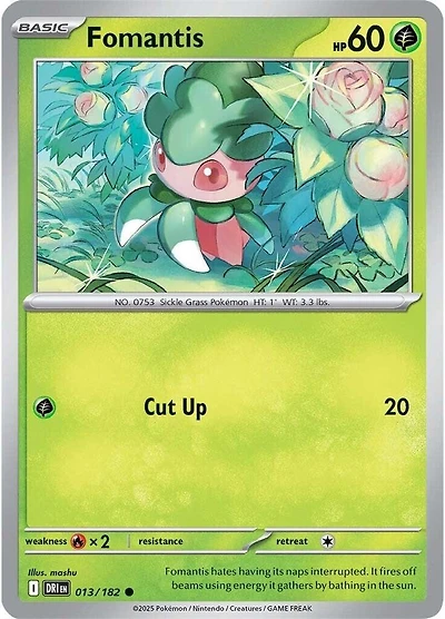 Fomantis - 013/182 - Common - Reverse Holo