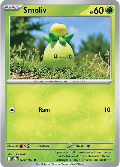 Smoliv - 021/182 - Common - Reverse Holo