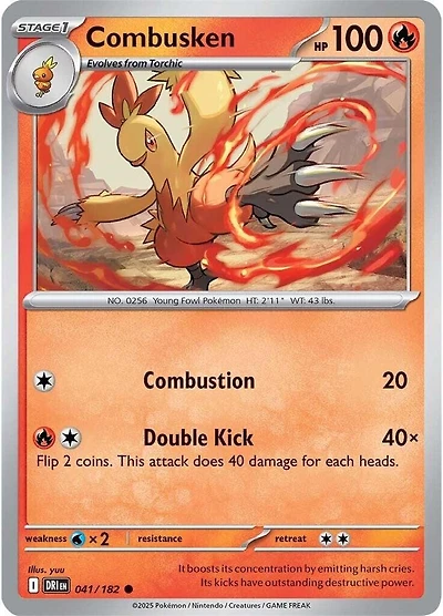 Combusken - 041/182 - Common - Reverse Holo