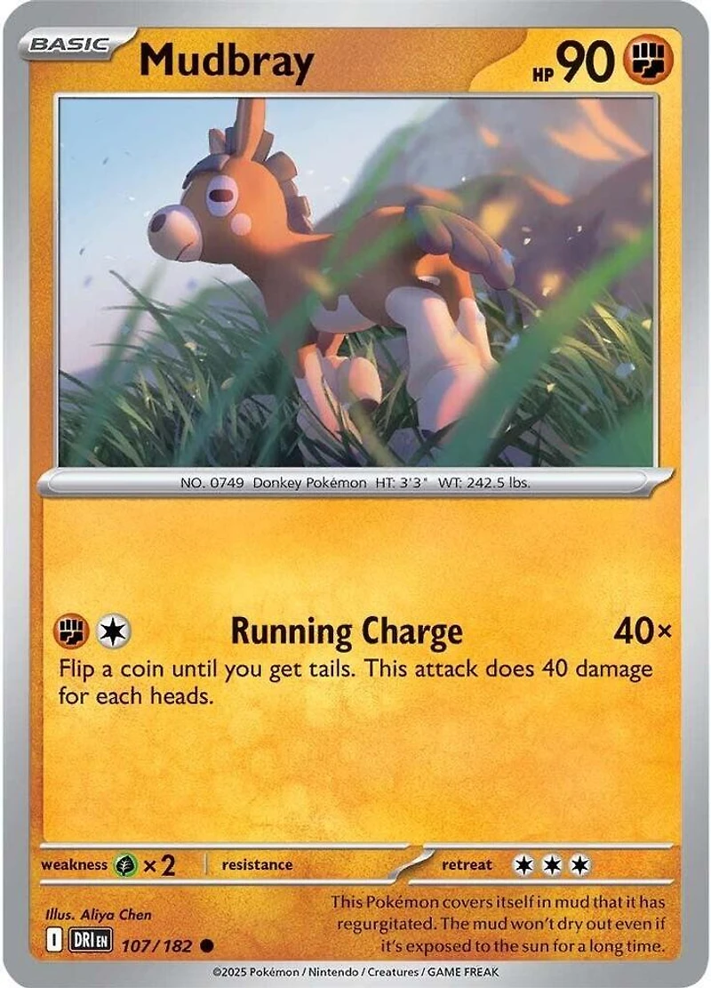 Mudbray - 107/182 - Common - Reverse Holo