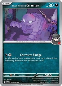 Team Rocket's Grimer - 123/182 - Common - Reverse Holo