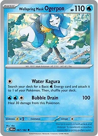 Wellspring Mask Ogerpon - 067/182 - Uncommon - Reverse Holo