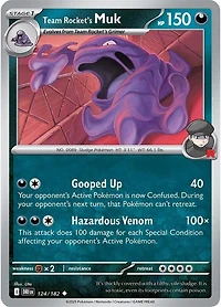 Team Rocket's Muk - 124/182 - Uncommon - Reverse Holo