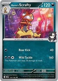 Marnie's Scrafty - 133/182 - Uncommon - Reverse Holo