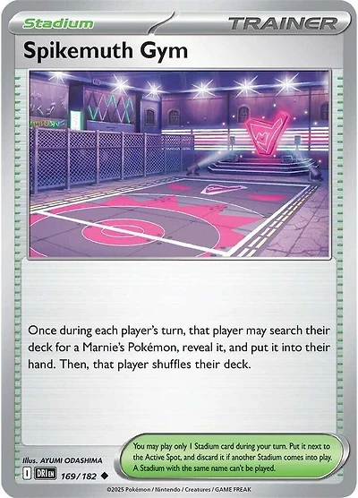 Spikemuth Gym - 169/182 - Uncommon - Reverse Holo