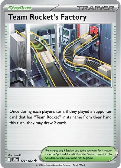 Team Rocket's Factory - 173/182 - Uncommon - Reverse Holo