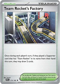 Team Rocket's Factory - 173/182 - Uncommon - Reverse Holo