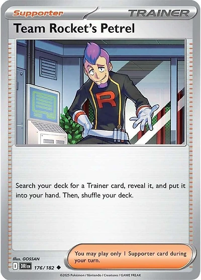 Team Rocket's Petrel - 176/182 - Uncommon - Reverse Holo