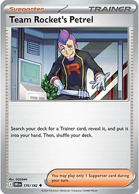 Team Rocket's Petrel - 176/182 - Uncommon - Reverse Holo