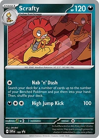 Scrafty - SVP188 - SVP Black Star Promos - Holo