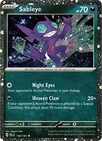 Sableye - 136/193 - Cosmos Holo