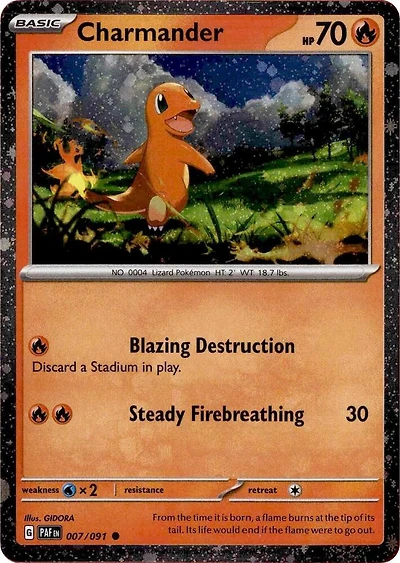 Charmander - 007/091 - Common - Cosmos Holo