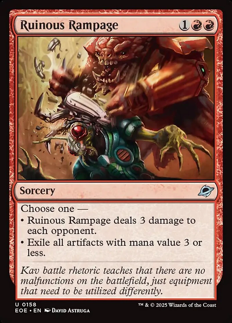 Ruinous Rampage - Foil