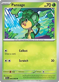 Pansage - 004/086 - Common - Reverse Holo