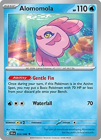 Alomomola - 024/086 - Uncommon - Reverse Holo