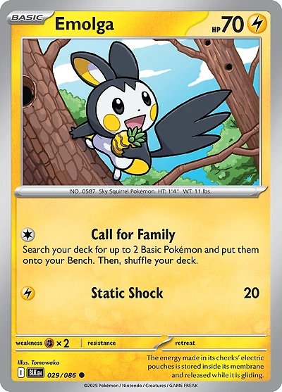 Emolga - 029/086 - Common - Reverse Holo