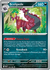 Scolipede - 056/086 - Uncommon - Reverse Holo