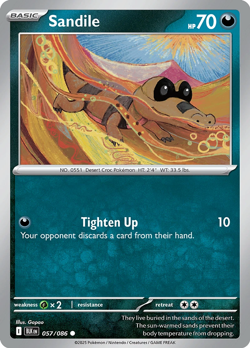 Sandile - 057/086 - Common - Reverse Holo