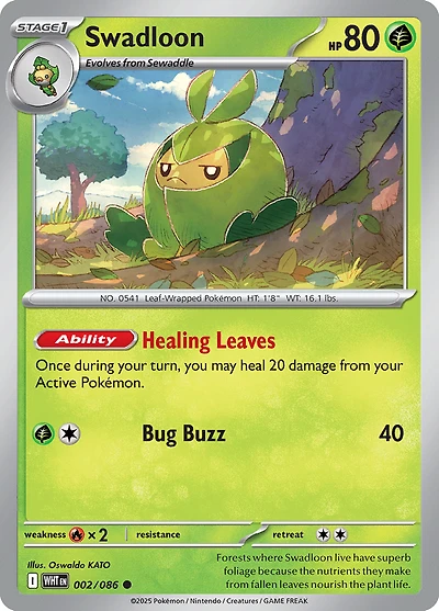 Swadloon - 002/086 - Common - Reverse Holo