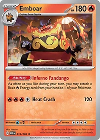 Emboar - 013/086 - Holo Rare