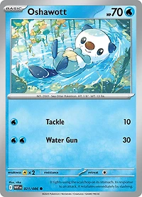 Oshawott - 021/086 - Common - Reverse Holo