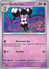Gothorita - 042/086 - Common - Reverse Holo