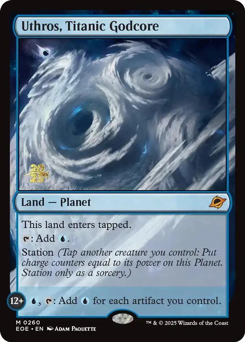 Uthros, Titanic Godcore - Foil - Prerelease Promo