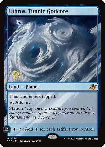 Uthros, Titanic Godcore - Foil - Prerelease Promo