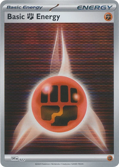 Basic Fighting Energy - 022 - Reverse Holo