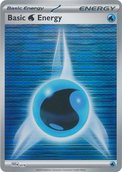 Basic Water Energy - 019 - Reverse Holo