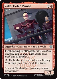 Zuko, Exiled Prince