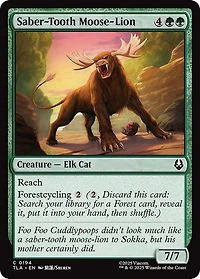 Saber-Tooth Moose-Lion