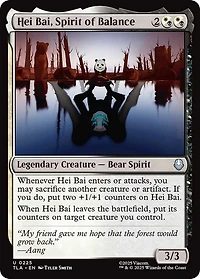 Hei Bai, Spirit of Balance