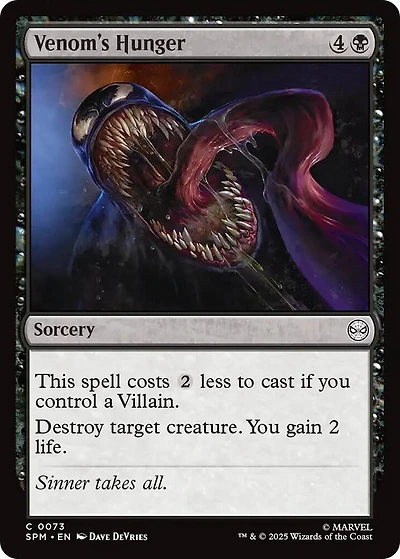 Venom's Hunger