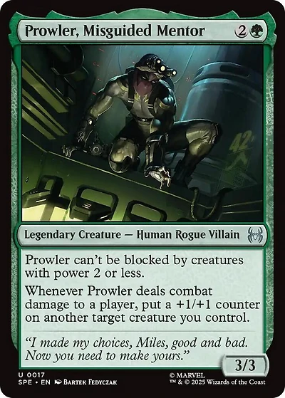Prowler, Misguided Mentor - Foil