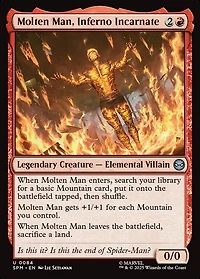 Molten Man, Inferno Incarnate - Foil