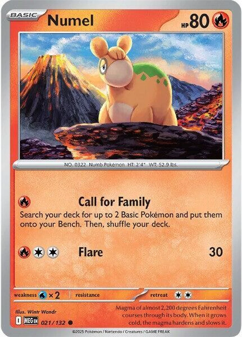 Numel - 021/132 - Common - Reverse Holo