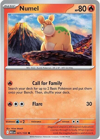 Numel - 021/132 - Common - Reverse Holo